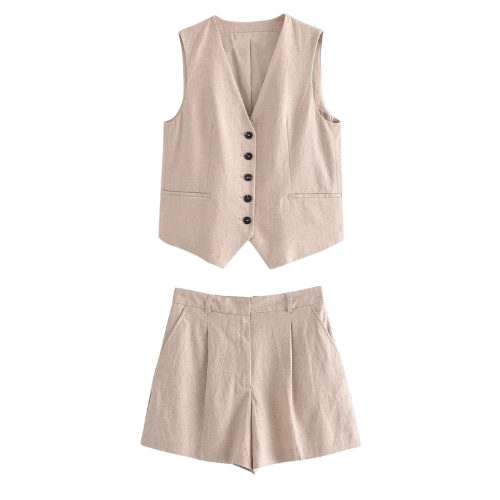 Conjunto TRAFZA - Shorts & Colete