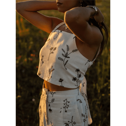 Conjunto Blusa & Saia Italaia