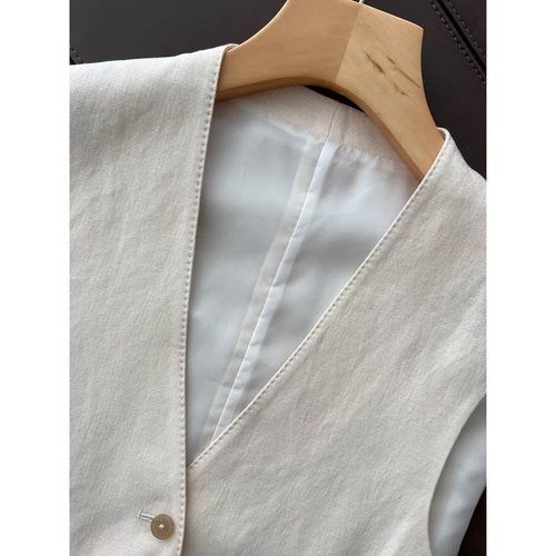 Conjunto de chaleco y pantalón de lino Klah