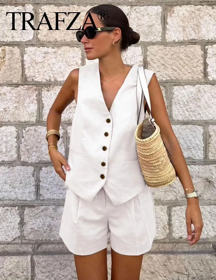 Conjunto TRAFZA - Shorts & Colete