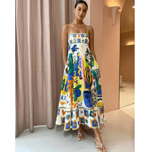 Vestido Midi Robe